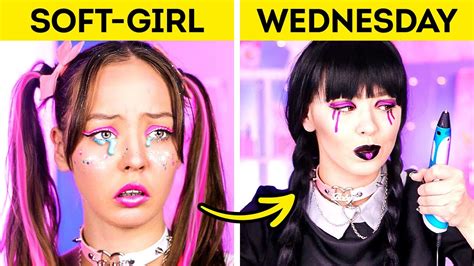 How To Be Wednesday Addams Easy Steps To Make An Extreme Makeover From Soft To E Girl By