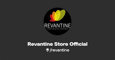 Revantine Store Official Instagram Tiktok Linktree