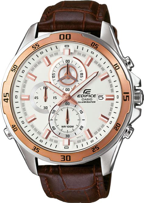 Kostarelos Gk Casio Casio Edifice Mens Chronograph Brown