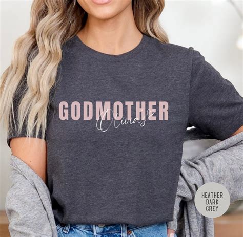 Personalized Godmother Shirtcustom Godmama T Shirtgodmother Tee