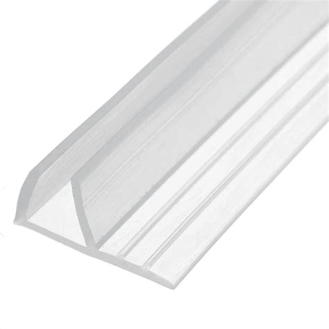 PVC Bath Shower Screen Seal Strip Curved Rubber Plastic Seal For 6 8 10