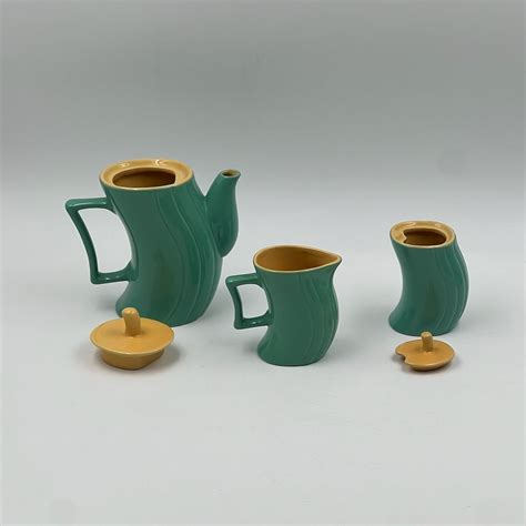 Natavintage Vintage Memphis Naj Oleari Tea Set By Massimo Iosa Ghini