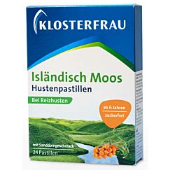 Klosterfrau Isländisch Moos Hustenpastillen 24 Stück ApoMed at