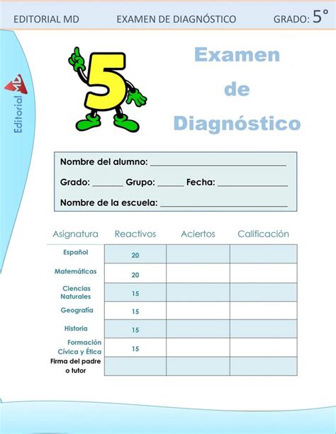 Evaluación Diagnostica de Primaria Nueva Escuela Mexicana