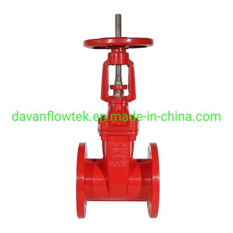 Oem Bs5163 Dn100 Pn16 Rubber Wedge Ductile Iron Sluice Butterfly Valve Flanged Handwheel