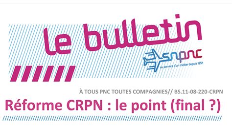 CRPN Le Point Final SNPNC FO