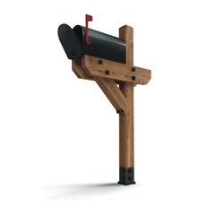 OZCO Project 811 Wooden Mailbox Post Material List At Menards