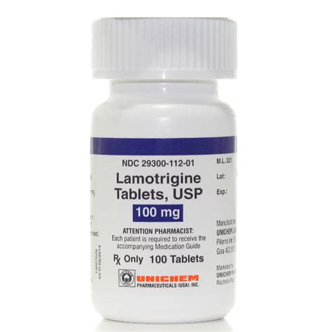 Lamotrigine Tab 100mg Rx Products