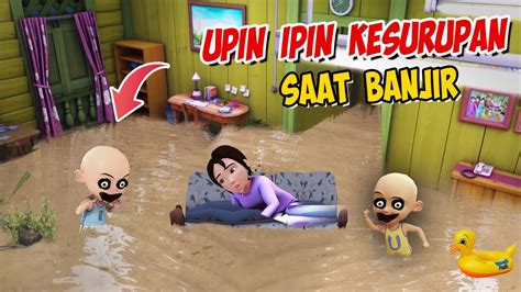 Upin Ipin Kesurupan Saat Banjir Di Rumah Ipin Senang Gta Lucu Youtube