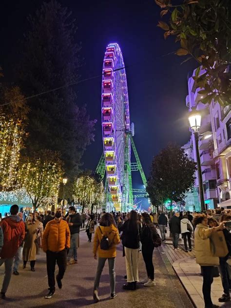 Christmas In Vigo 2024 Street Lighting Ferris Wheel And Market