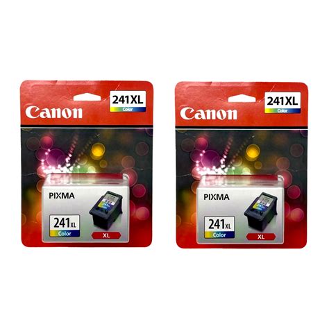 Genuine Canon Cl 241xl 2 Pack Color Ink Cartridges High Yield