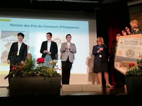 Franche Comt Concours D Loquence Besan On Les Lions Clubs