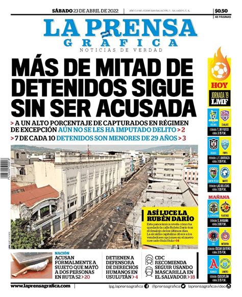 La Prensa Gráfica On Twitter Compartimos La Portadalpg Para La