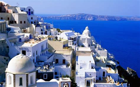 Santorini Wallpapers Wallpaper Cave