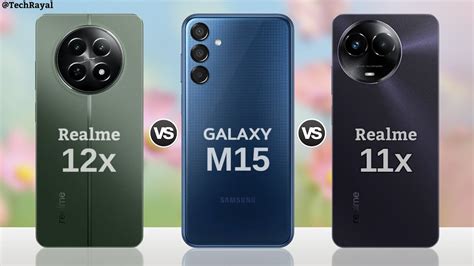 Realme 12x 5g Vs Samsung Galaxy M15 5g Vs Realme 11x 5g Full Comparison Youtube