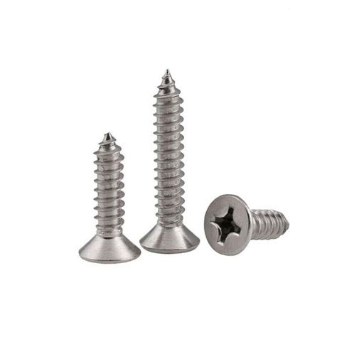 M1 M3 5 304 Stainless Steel Cross Flat Head Tapping Screw T846