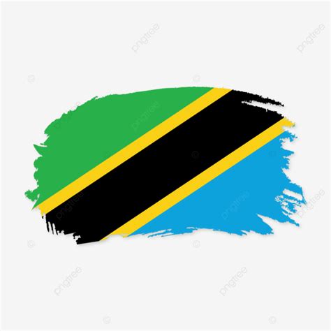 Vector De Bandera De Stock De Tanzania Con Transparente PNG Dibujos