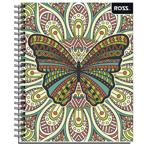 Cuaderno Universitario Pattern Hojas Pack Uni Ross Librer A