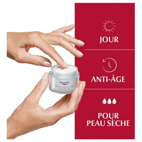 Eucerin hyaluron filler volume lift soin de jour spf15 peau sèche 50ml