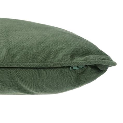 Coussin rectangulaire 30 x 50 cm Lilou Vert kaki Déco textile Eminza