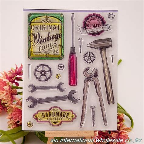 embossing folders encre scrapbooking ACRYLIC VINTAGE clear stamps FOR PHOTO SCRAPBOOKING stamp ...