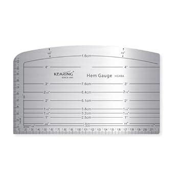 Amazon Kearing Aviation Aluminium Hot Hem Gauge Hot Iron Ruler