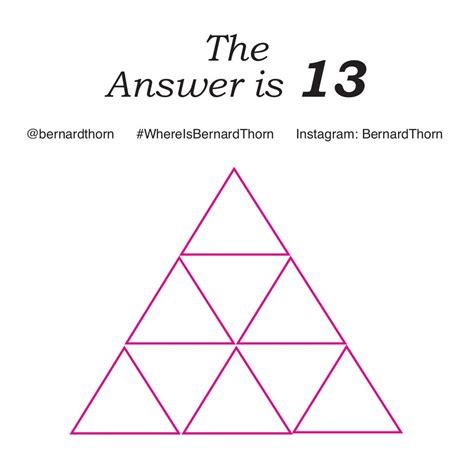 How Many Triangles Can You Find