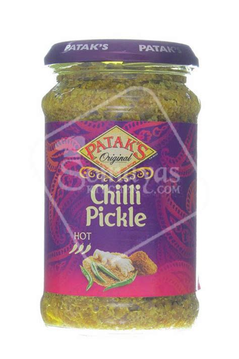 Patak S Chilli Pickle Hot G Hallans