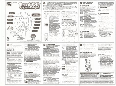 Tamagotchi Instructions - Tamagotchi Time