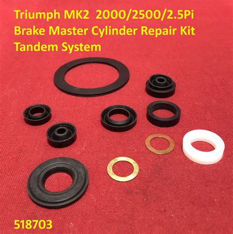 Brake Master Cylinder Repair Kit Tandem System Triumph Mk2 Saloons