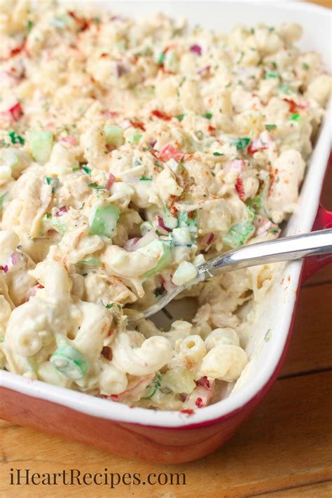 Cold Chicken Macaroni Salad | I Heart Recipes