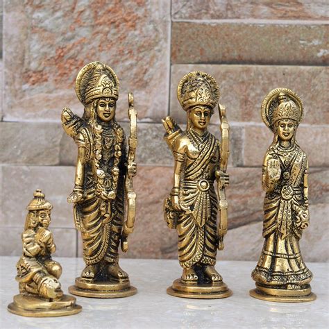 Indian Handicrafts Brass Ram Darbar With Lord Ram Philippines Ubuy