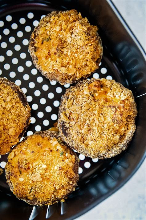 Air Fryer Stuffed Portobello Mushrooms Upstate Ramblings