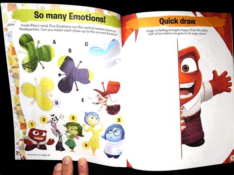 Disney Pixar Inside Out Mind World Activities Book New 9781472390264