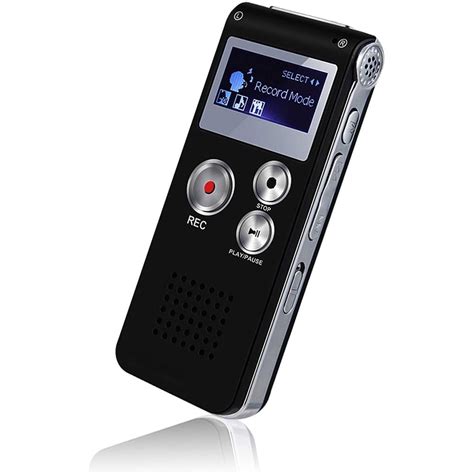 Digital Voice Recorder Voice Activated Recorder for Lectures, Meetings, Interviews 8GB Audio ...