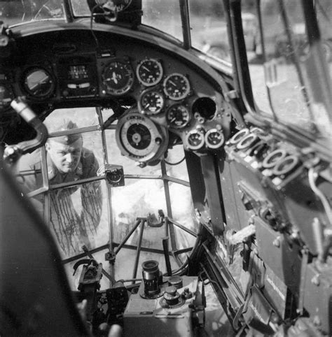 German medium bomber Do17 cockpit | World War Photos