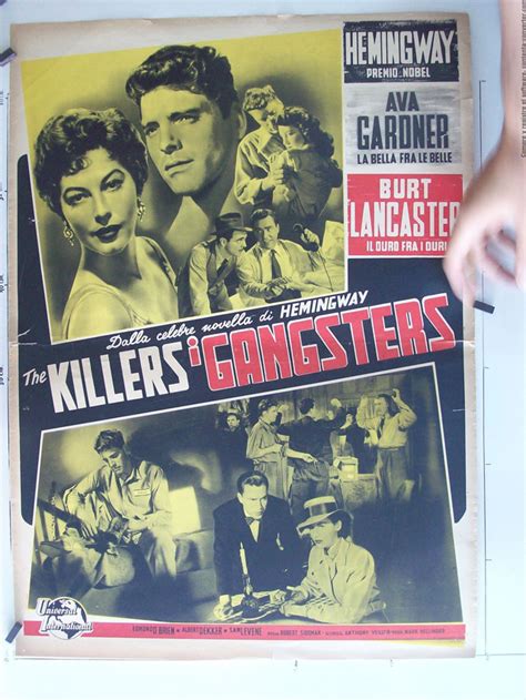 THE KILLERS I GANGSTERS MOVIE POSTER THE KILLERS MOVIE POSTER