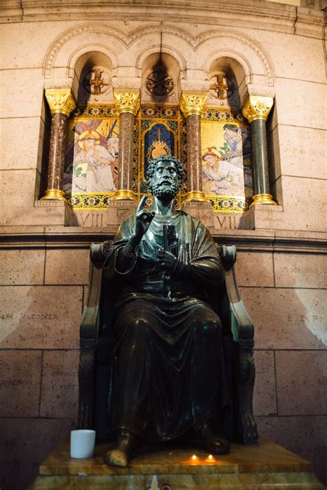 Interior View of the Basilica of the Sacred Heart of Paris, Commonly ...