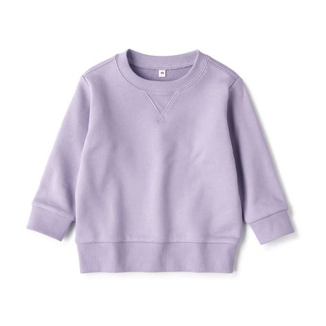 Childrens Organic Cotton French Terry Sweatshirt 無印良品 Muji