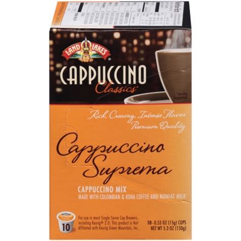 Land O Lakes Cappuccino Suprema Coffee Pods 10 Ct Kroger