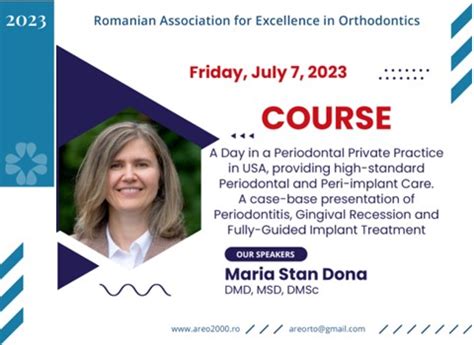 Course July 7 2023 Dr Maria Dona USA AREO 2000