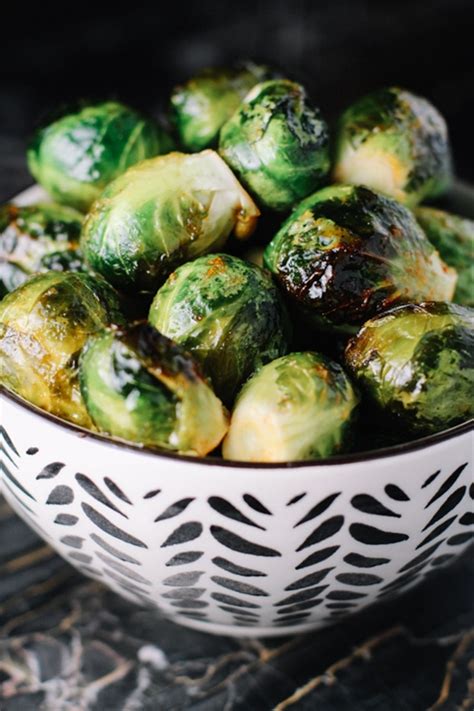 Roasted Honey Sriracha Brussels Sprouts Recipe Chefthisup