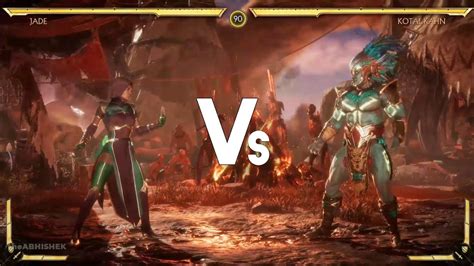 Mortal Kombat 11 Jade Vs Kotal Kahn Youtube