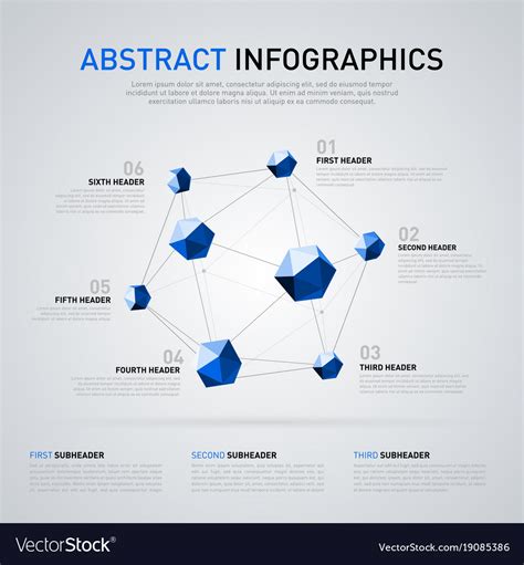 Research infographics concept template Royalty Free Vector