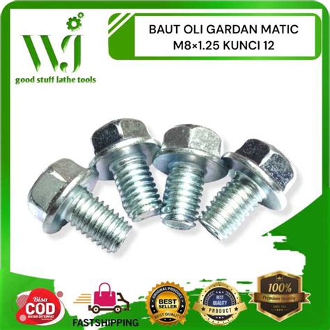 Baut Oli M81 25 Baut Oli Honda Vario Beat Motor Metic Gardan Lazada