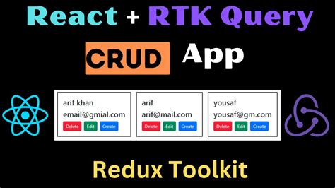 React CRUD App Build It With RTK Query API YouTube