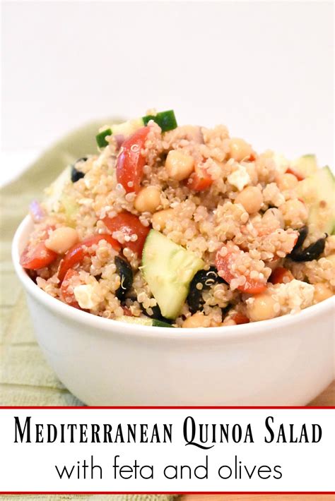 Mediterranean Quinoa Salad With Feta And Olives Outnumbered 3 To 1