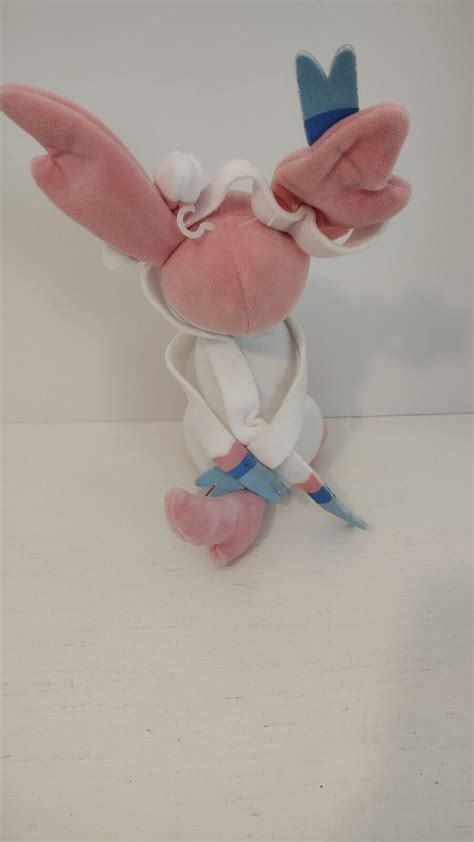 Mavin | Pokemon Sylveon Plush Stuffed Animal 2021 Fairy Eevee Evolution ...