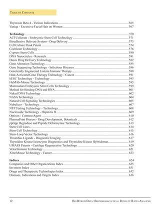 Biopharmaceutical Royalty Rates Analysis Essential Benchmarks For