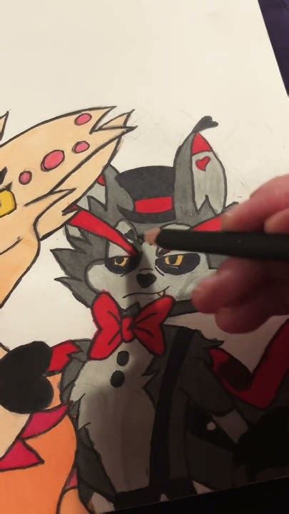 Updating My Husker Drawing From Hazbin Hotel Youtube